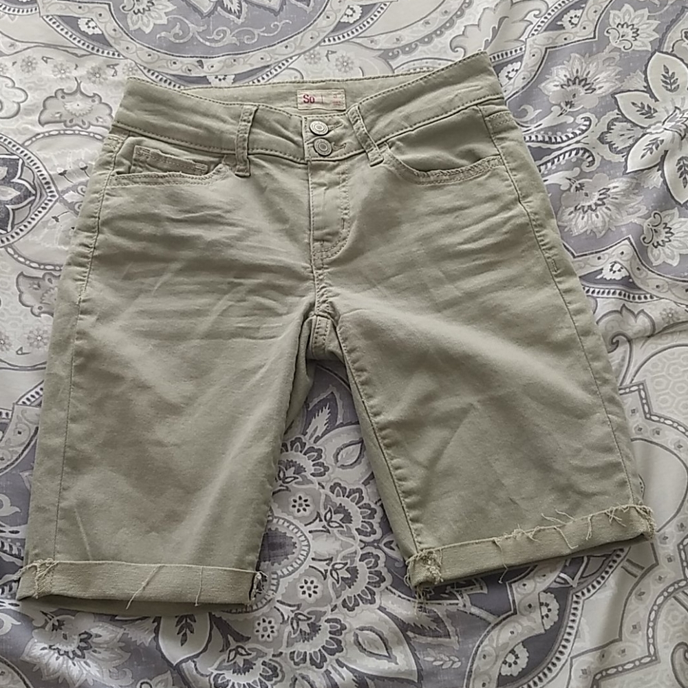 Tan pair of shorts! Easy to style!